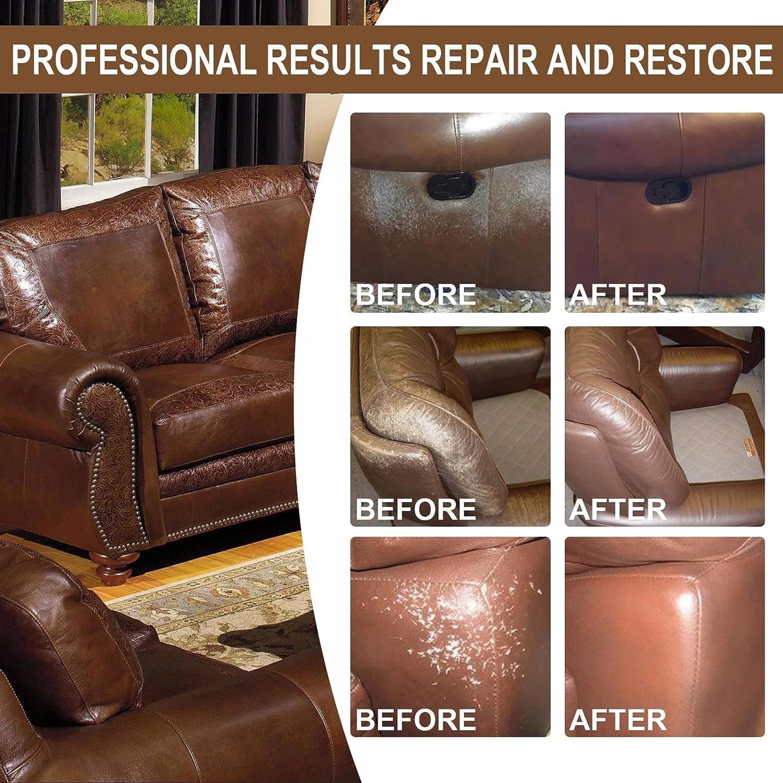 Grout Sealer For Floor Tile Leather Kit For Furniture Sofa Jacket Car Seats And Purse. Vinyl Kit. Super Easy Instructions To Any Color Any Material Italian Pleather Genuine