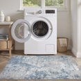 thumbnail image 6 of UERMEI 3x5 Washable Area Rugs for Living Room, Modern Abstract Printed Rug, Vacuum-Friendly, Non Slip Indoor Rug for Bedroom Entryway Home Decor Carpet, Ice Blue, 6 of 7