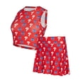 thumbnail image 3 of Women's-Concepts Sport  Red Philadelphia Phillies Knit Tank Top & Skort Set, 3 of 5