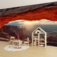 thumbnail image 6 of Wallpaper Arch Sunrise Canyonlands National Park Utah Peel and Stick Wall Murals 100"H x 144"W Removable PVC Wall Paper Self-Adhesive Wall Paintings Art Decor for Bedroom Living Room, 6 of 7