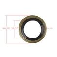 thumbnail image 4 of 10pcs 8mm ID. 14mm OD. Bronze Tone Vehicle Engine Oil Drain Copper Washer Gasket Oil Bonded Seal, 4 of 4