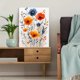 thumbnail image 5 of Qisvanset Framed Canvas Wall Art 12x16 Inch Wildflower Floral Girl Nursery Printed Wall Art, 5 of 5