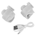 thumbnail image 2 of 2 uds USB recargable zapatos faros luces de zapatos para senderismo nocturno ciclismo correr caminar blanco, 2 of 5