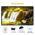 thumbnail image 1 of facefd 60 inch Foldable Portable Projector Screen, Outdoor, Single Piece, White, 1 of 1