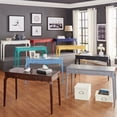 thumbnail image 5 of Weston Home Catalpa Office Writing Desk with Drawer, Red, 5 of 5