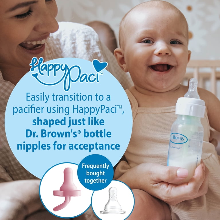 Dr. Brown's Natural Flow Level 4, Narrow Baby Bottle Nipple, Fast