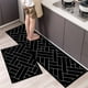 thumbnail image 5 of Alfombras de baño, alfombras para sala de estar, alfombras de área, alfombras de baño y cocina, 2 alfombras de cocina, tapetes de cocina acolchados para el suelo, tapete antideslizante para escritorio, 5 of 7