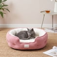 thumbnail image 5 of Sahpxhe Washable Dog Bed, Winter Warm Comfortable Round Deep Sleep Plush Pet Bed With Raised Rim For Small Medium Dogs, 5 of 6