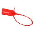 thumbnail image 4 of Leadseals(R) 1000 precintos de plástico para extintores, etiquetas de seguridad numeradas, desechables, con cierre automático, 250 mm de longitud (rojo), 4 of 5