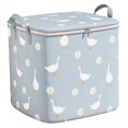 thumbnail image 1 of Bolsa de almacenamiento para edredones, bolsa de almacenamiento para edredones, asas de transporte, contenedor de tela no tejida Azul 100 L, 1 of 9