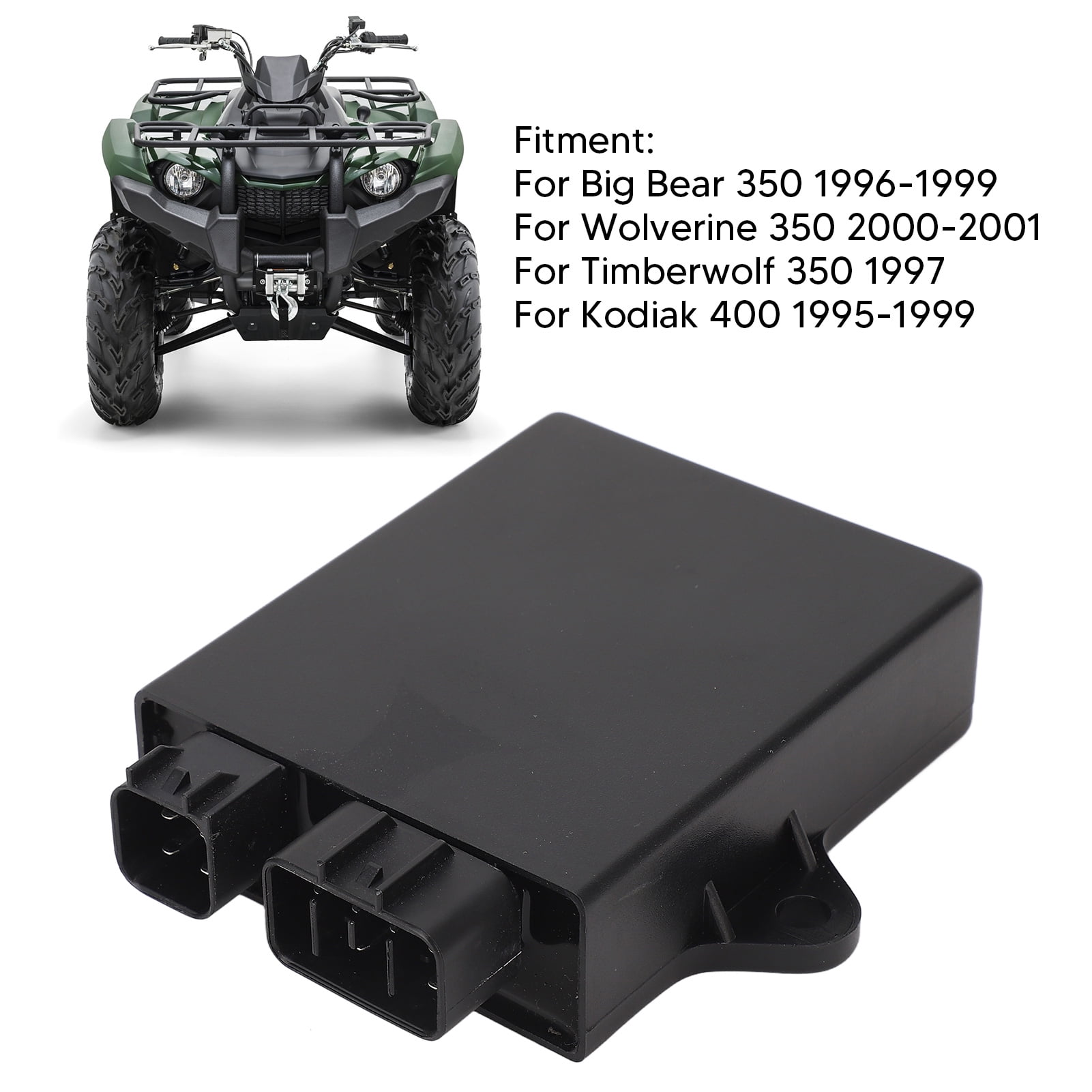 FZJDSD CDI Box Zünder Für Yamaha Big Bear 350, Kodiak 400, Timberwolf, Wolverine – 4SH-85540-00-00