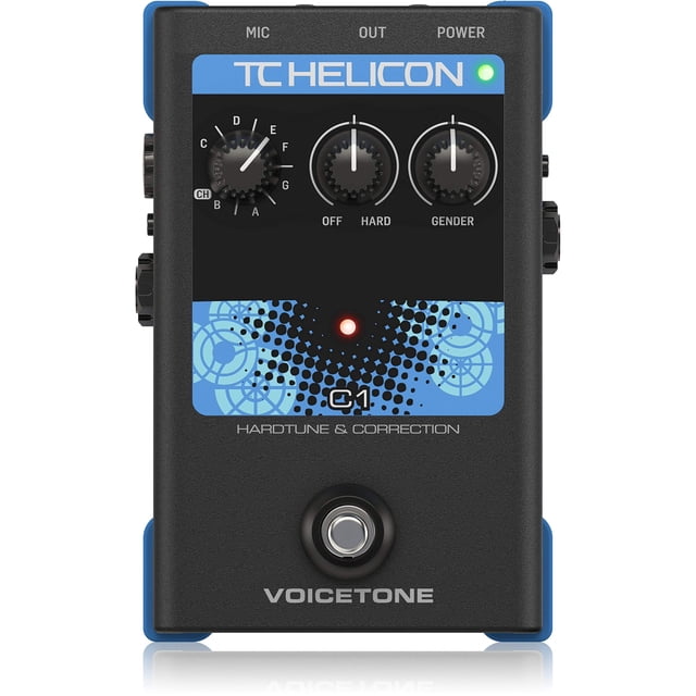 Pedal Vocal TC Electronic Voicetone C1 Hard Tune