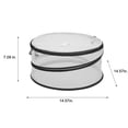 thumbnail image 3 of Kitchen Details Pop-up Food Cover, 2 Pack, Black, 3 of 6