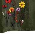 thumbnail image 5 of CLOISE Womens Short Sleeve T Shirts Plus Size Tops Button Round Neck Casual Pullover Graphic Summer Blouses Army Green, 5 of 5