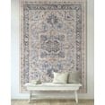 thumbnail image 2 of Well Woven Apollo Tirana Vintage Oriental Blue Flatweave 5'3" x 7'3" Area Rug, 2 of 6