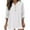 White, variant on Peione Shirts for Women Summer Long Sleeve Lapel Button Down Shirt Lightweight Gauze Tops Loose Casual Blouses Clothes