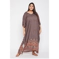 thumbnail image 1 of Gypsie Blu Women's Plus Size Rayon Kaftan Dresses Long Maxi Dress for Ladies Girls Online, 1 of 7