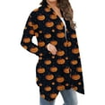 thumbnail image 7 of GaThRRgYP Women's Long Sleeve Cardigan,Women's Long Sleeve Fashion Casual Halloween Printed Blouse Coat Black XXXXXL, 7 of 7