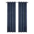 thumbnail image 4 of Hometrends Velvet 84" Grommet Blackout Window Curtains Panel, 4 of 5