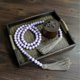 thumbnail image 2 of Wooden Bead Wreath And Fringe Farmhouse Rustic Wooden Prayer Bead String Wall Hanging, 2 of 2