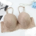 thumbnail image 3 of Cadancy Lace Comfort Wireless Bra Large Size Breathable Design No Underwire T-Shirt Support Seamless Daily Bralette Brasieres Para Mujer Khaki 3X, 3 of 6