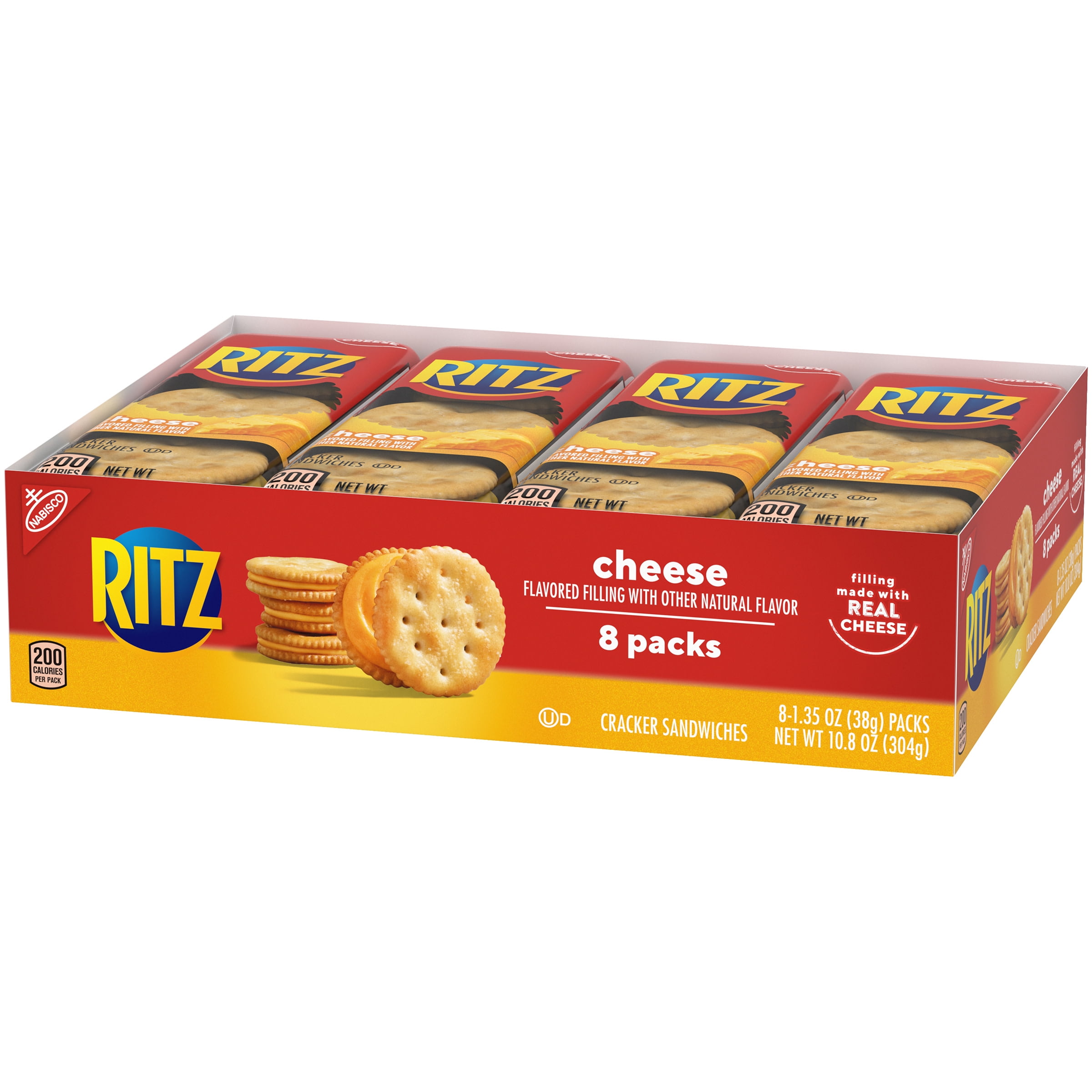Buy RITZ Cheese Sandwich Crackers, 8 1.35 oz Packs Online at Lowest