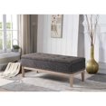 thumbnail image 3 of ORE International 18" Tall Polyurethane Storage Bench in Brown/Gray, 3 of 6