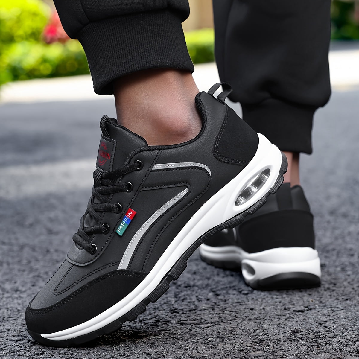 [sneakers] Men'S Athletic Casual Shoes with Air Cushioning, Comfortable And Outdoor Hiking And Lightweight for Driving, Leisure, Training,