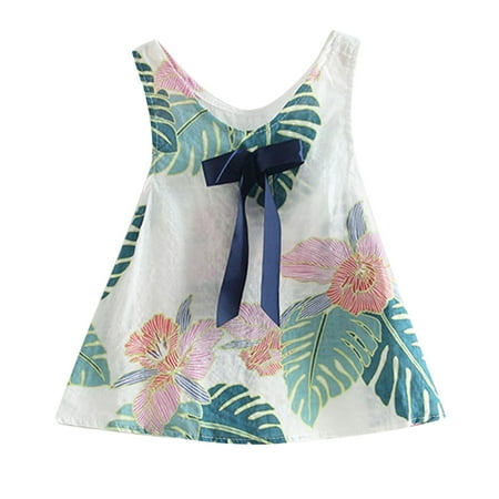 

Qufokar Baby Tutu Girls Ballet Dress Toddler Kids Baby Girls Clothes Summer Sleeveless Floral Princess Dress Casual Beach Dresses Outfits