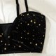 thumbnail image 2 of Conjunto de Bikini Gibobby para mujer traje de baño terciopelo dos piezas negro, 2 of 5