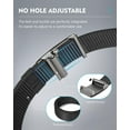 thumbnail image 3 of Men's Ratchet Web Belt,1.25 inch Nylon Automatic Buckle Belt,No Holes Invisible Belt for Men, 3 of 7