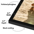 thumbnail image 4 of Americanflat 20x26 Picture Frame with Polished Plexiglass Streamline Collection Thin Border Wall - Black, 4 of 8