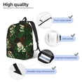 thumbnail image 5 of Ratiio Camouflage Skull Print Canvas Backpack for Women & Men Retro Aesthetic Rucksack Basic Backpack for High School/College Students Travel Laptop Bag, 5 of 5