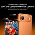 thumbnail image 4 of OSCAL FLAT 3C Unlocked Cell Phone,Android 16 Phone with 6.56" HD+ Display,5000mAh Battery,16(4+12)+64GB/1TB Expandable,32MP Rear Camera,IP54,DokeOS 5.0,Blue, 4 of 11