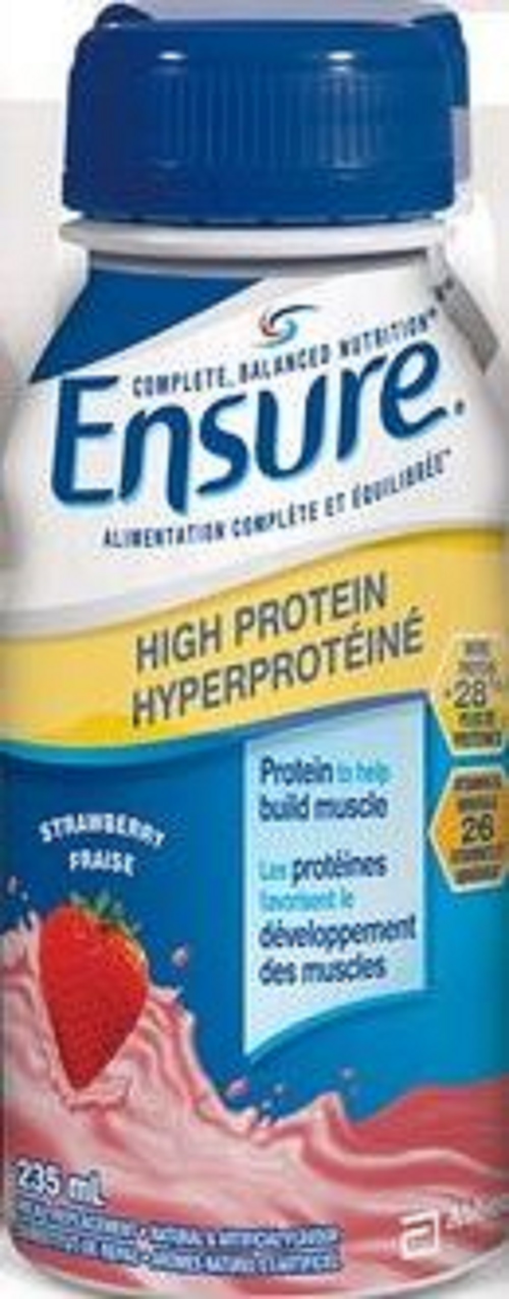 Ensure High Protein Strawberry 235 mL Case/24 Walmart Canada