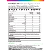 Kids One Chewable Multivitamin | Fruit Punch Flavor | 90 Tablets | by Rainbow Light