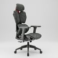 thumbnail image 2 of WINGOMART Ergonomic Gaming Chair W/ Adjustable Lumbar Support & 3D Armrests, Reclining Executive Mesh Office Chair with the most Advanced 3D Adaptive Support System - Black / Red, 2 of 10