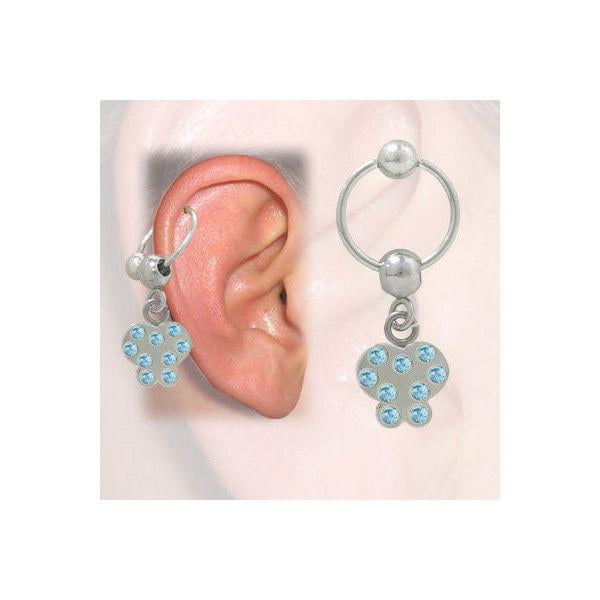 Cartilage - Conception de Papillon Tragus avec des Bijoux (16G-3/8 In-10mm)