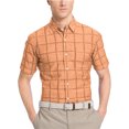 thumbnail image 1 of IZOD Dockside Chambray Button Up Shirt para hombre, naranja, 4XLT, 1 of 1