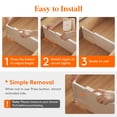 thumbnail image 6 of Lifewit 8 Pack Drawer Dividers Plastic 6" High, 13.5-22" Adjustable Drawer Organizers for Clothes, Expandable Dresser Separators in Bedroom/Bathroom/Kitchen/Fridge/Office Organization and Storage, 6 of 8