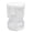 Clear and Gray, variant on NFTIGB Pickle and Olive Hourglass Jar, Plastic Leakage Proof Food Storage Container with Strainer Flip for Kimchi and Jalapenos, Kitchen Supplies Includes Serving Fork (Clear and Gray)