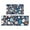 Pioneer Flower Floral-3, variant on Pioneer Flower Floral Print Pattern Kitchen Rugs Sets Of 2,Anti Fatigue Kitchen Mat Rugs Non Slip Washable,Decorative Kitchen Floor Mats for Kitchen,Sink,Laundry,17"x30" 17"x47"