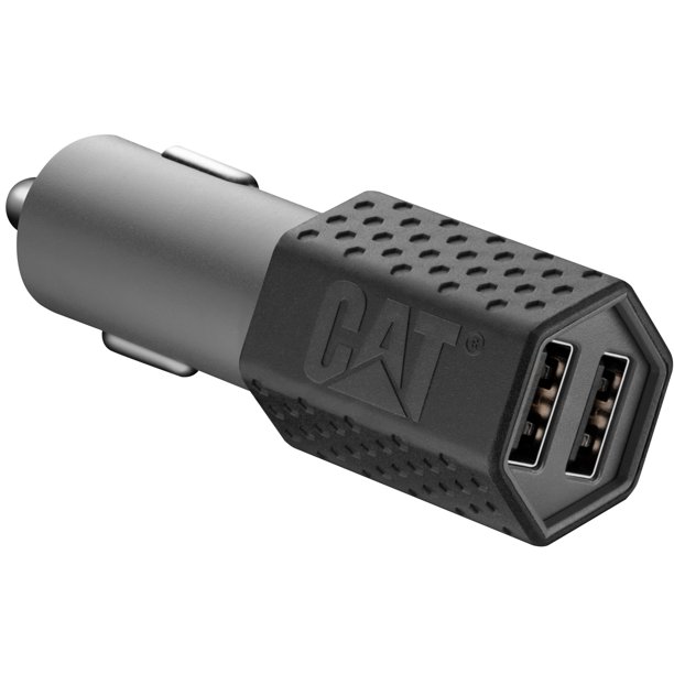Cargador de Auto CAT USB de Puerto Dual para Cargar 2 Dispositivos
