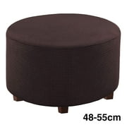 Multifunction Living Room Home Round Ottoman Slipcover Footstool Protector Cover