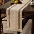 thumbnail image 4 of zhangmingg Japanese Style Woven Minimalist Bed Scarf Sideboard Decorative Table Runner Cloth, 4 of 7
