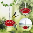 thumbnail image 2 of Hummingbird Feeders for Outdoors, Hummingbird Feeder and Built-in Ant Moat, 30 Feeder Ports, Hummingbird Feeders for Outdoors Hanging Ant and Bee Proof, 2 of 6