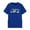 Blue, variant on Graphic Print Short Sleeve T Shirt Casual Crew Neck Tee Soft Everyday Basic Top Women Solid Tee Burnout Tee Shirts Tops Women Casual Womens Compression Shirt for Women Exercise Shirt Women