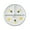 Pineapple, variant on SIELUNO Fruit Patterns Portion Control Plate,Divided Plate,Ceramic Portion Control Plate