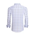thumbnail image 6 of Onimisc Men's Big and Tall Casual Button Down Shirts Cotton Long Sleeve Plaid Work Shirts for Men, 6 of 7
