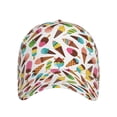 thumbnail image 2 of Naloa Original Classic Low Profile Hat Men Women Baseball Cap Dad Hat Adjustable Unconstructed Ice Cream Popsicles Print Cap, 2 of 9